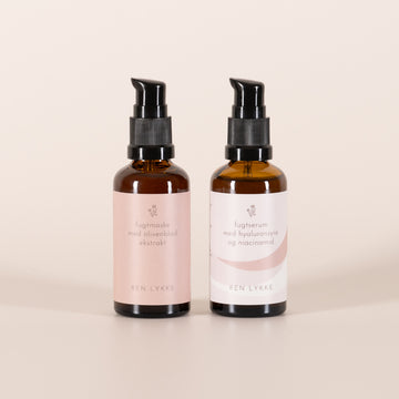 REN LYKKE fugtmaske og fugtserum giver et kæmpe fugtboost til tør hud