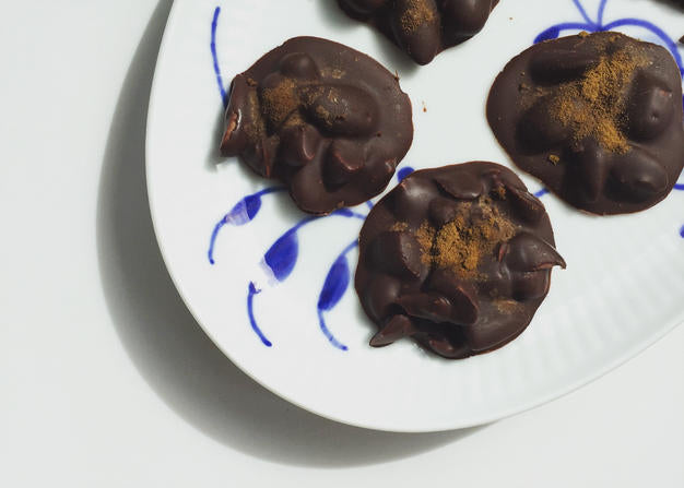 chokolade med mandler