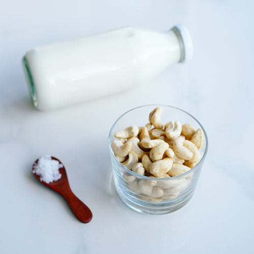 Cashewnødder salt og nøddemælk