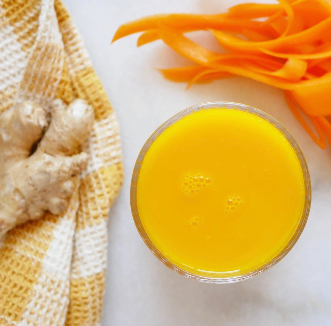 smoothie med gulerod