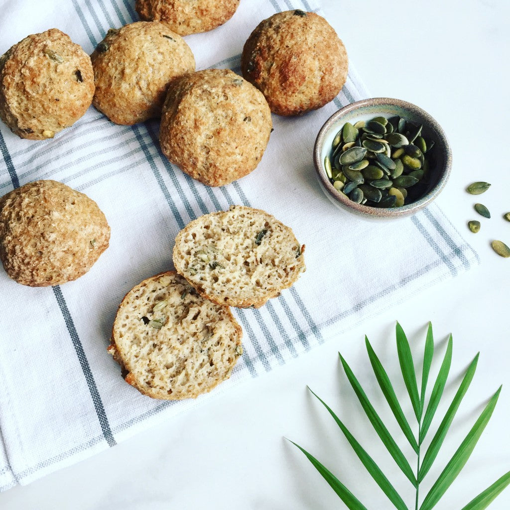 glutenfrie boller græskarkerner