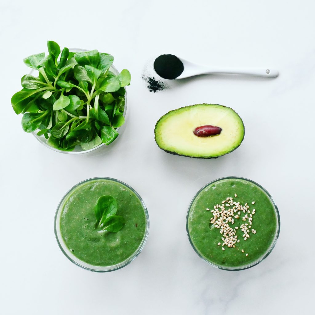 Den sunde grønne smoothie med masser af sødme