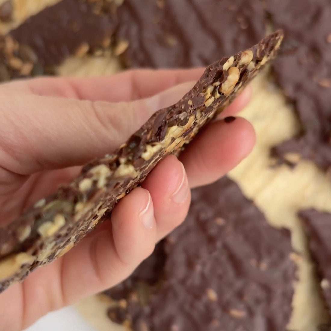 Knækbrød fyldt med fibre