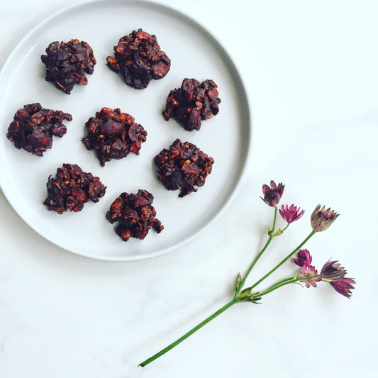 Salt-chokolade med nødder