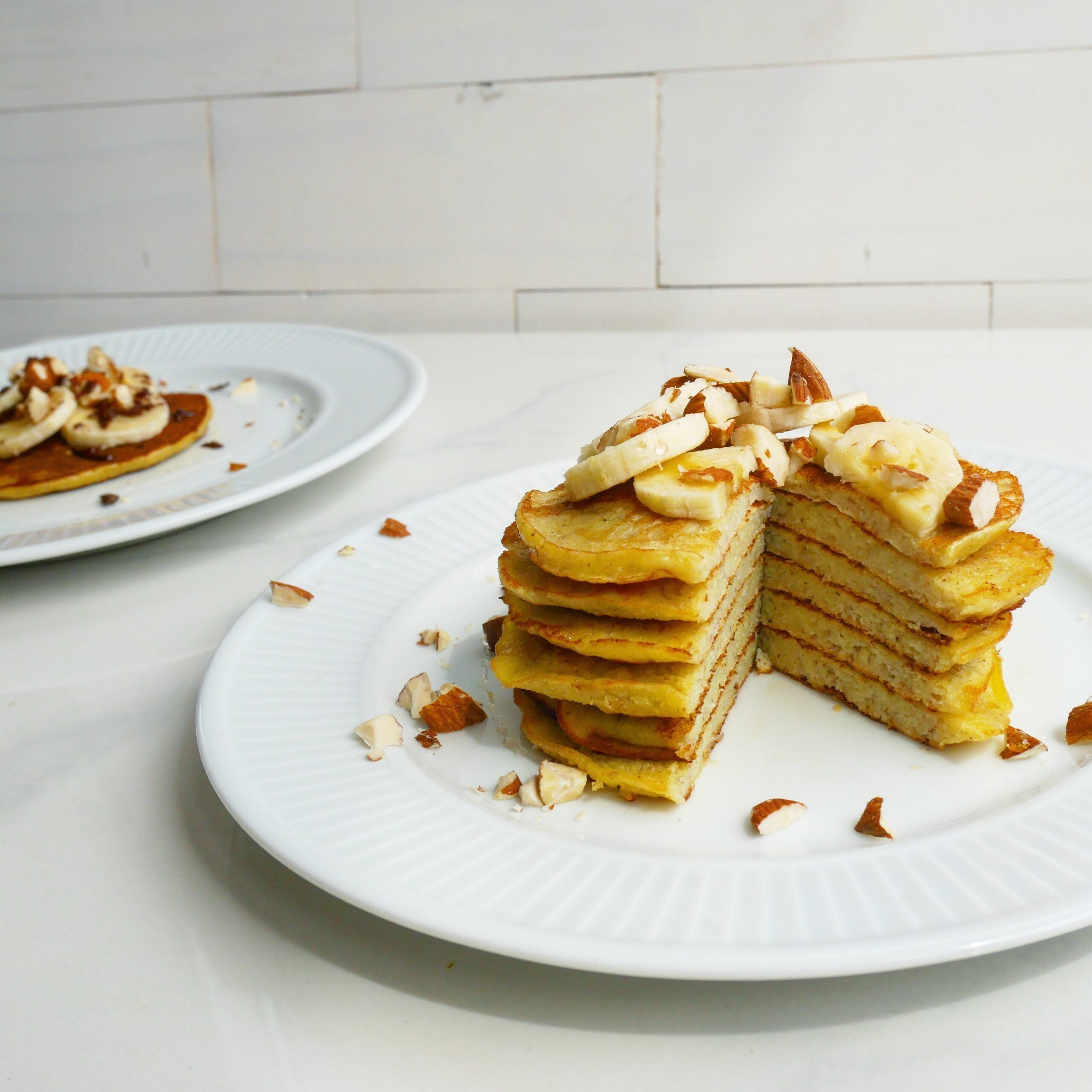 tykke pandekager i stak