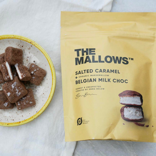 The Mallows skumfiser med saltkaramel og mælkechokolade