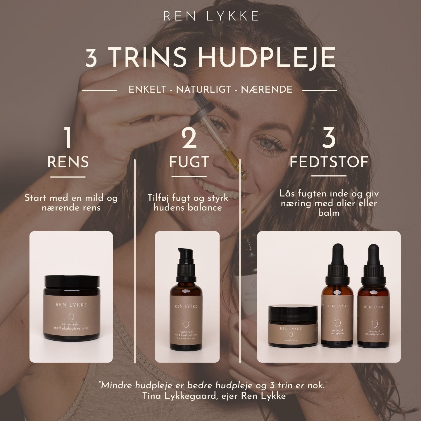 3 trins hudpleje