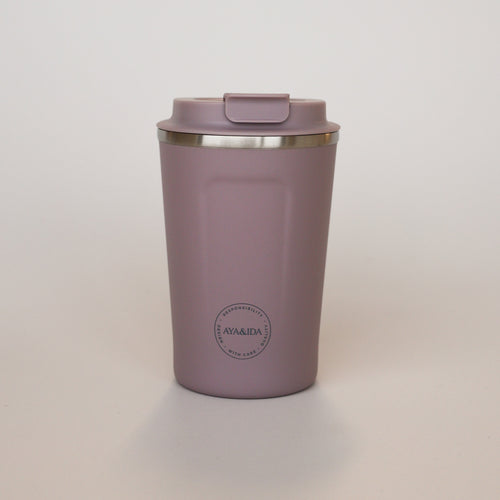 Aya&Ida termokrus Lavendel 380 ml med logo