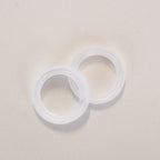 Aya&Ida silikoneringe til drikkedunk, to gennemsigtige ringe