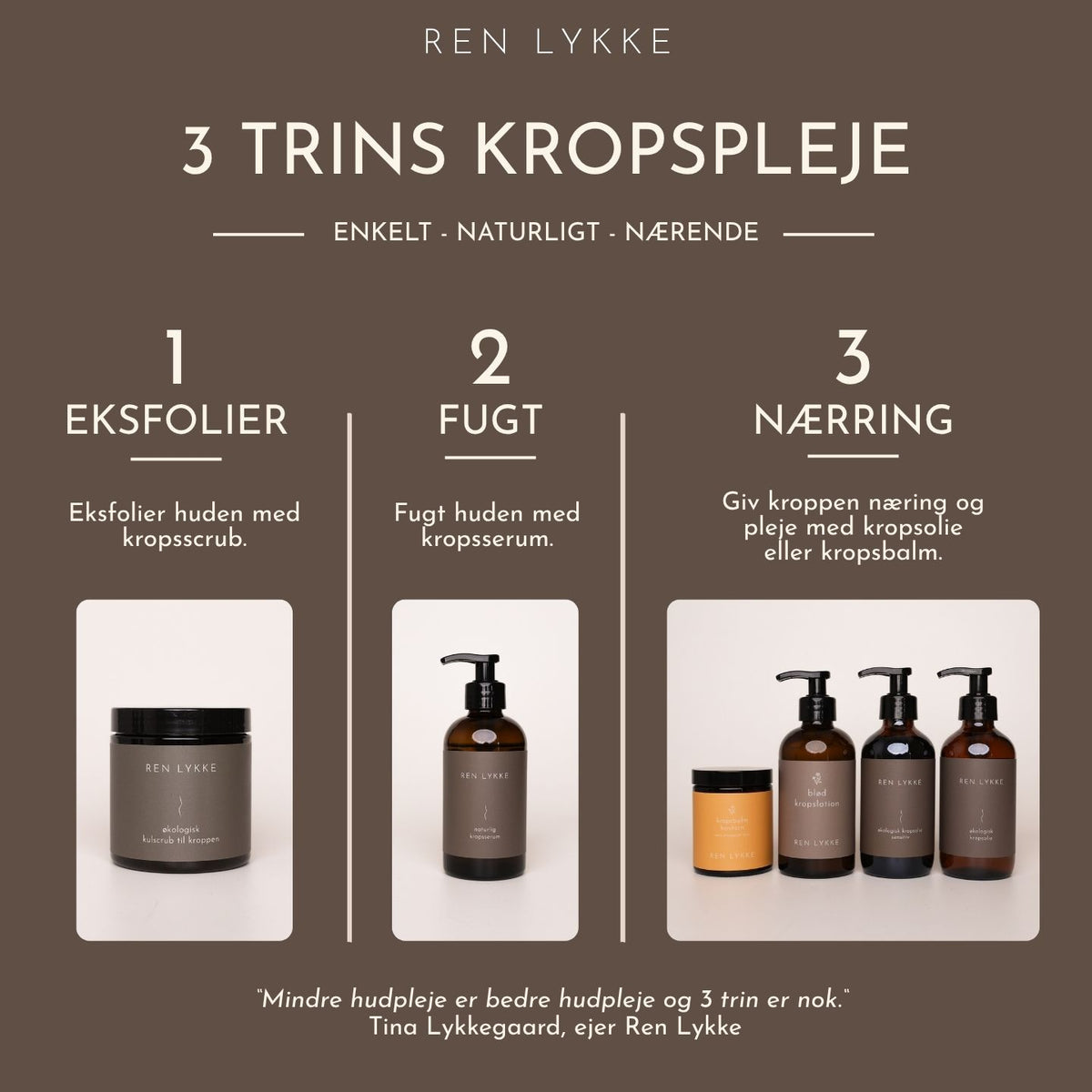 3 trins kropspleje