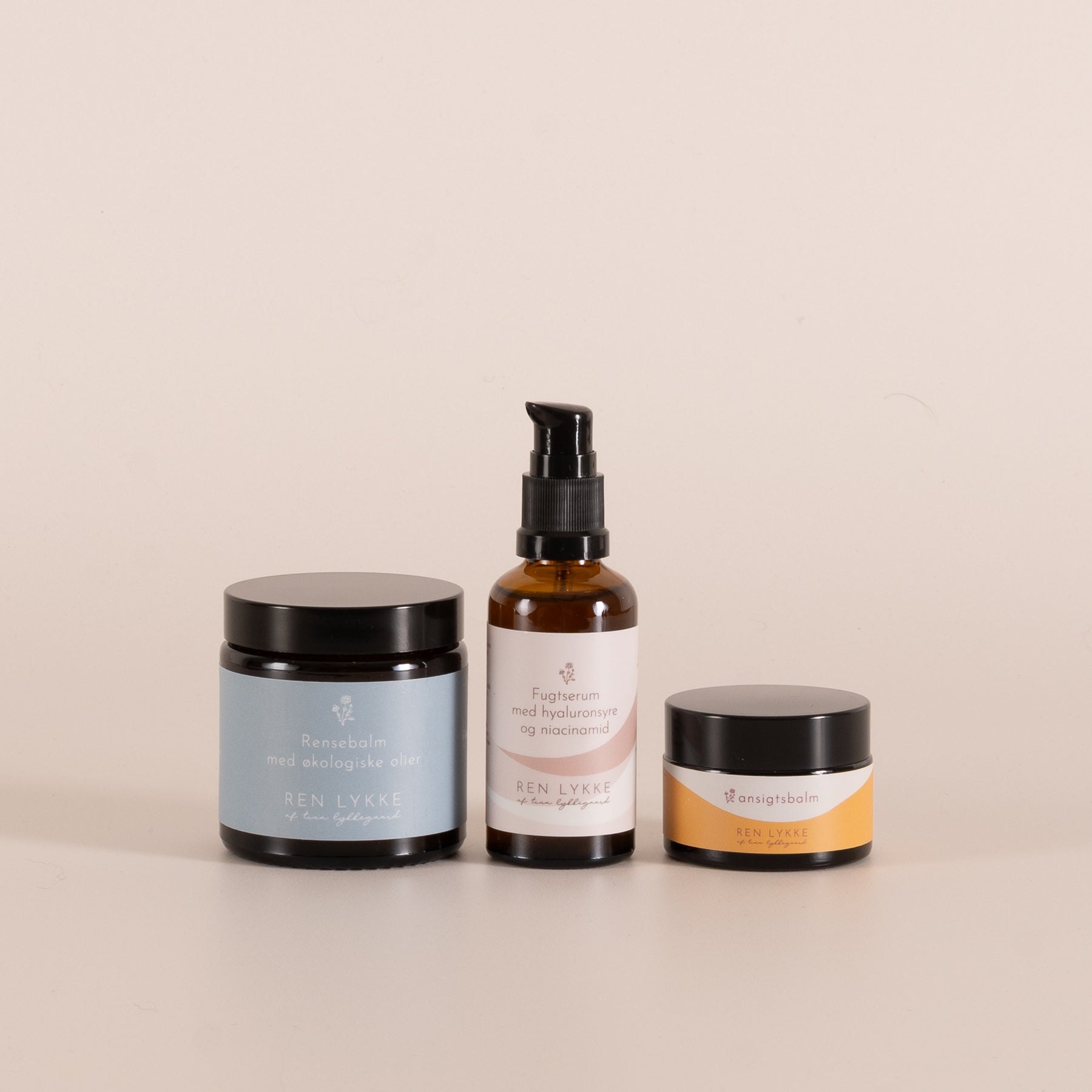 Ansigtsplejesæt med ansigtsbalm