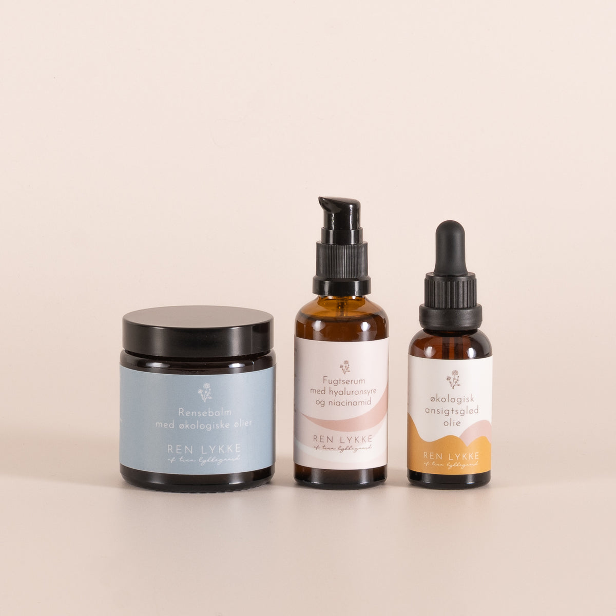 Ansigtsplejesæt ansigtsglød olie