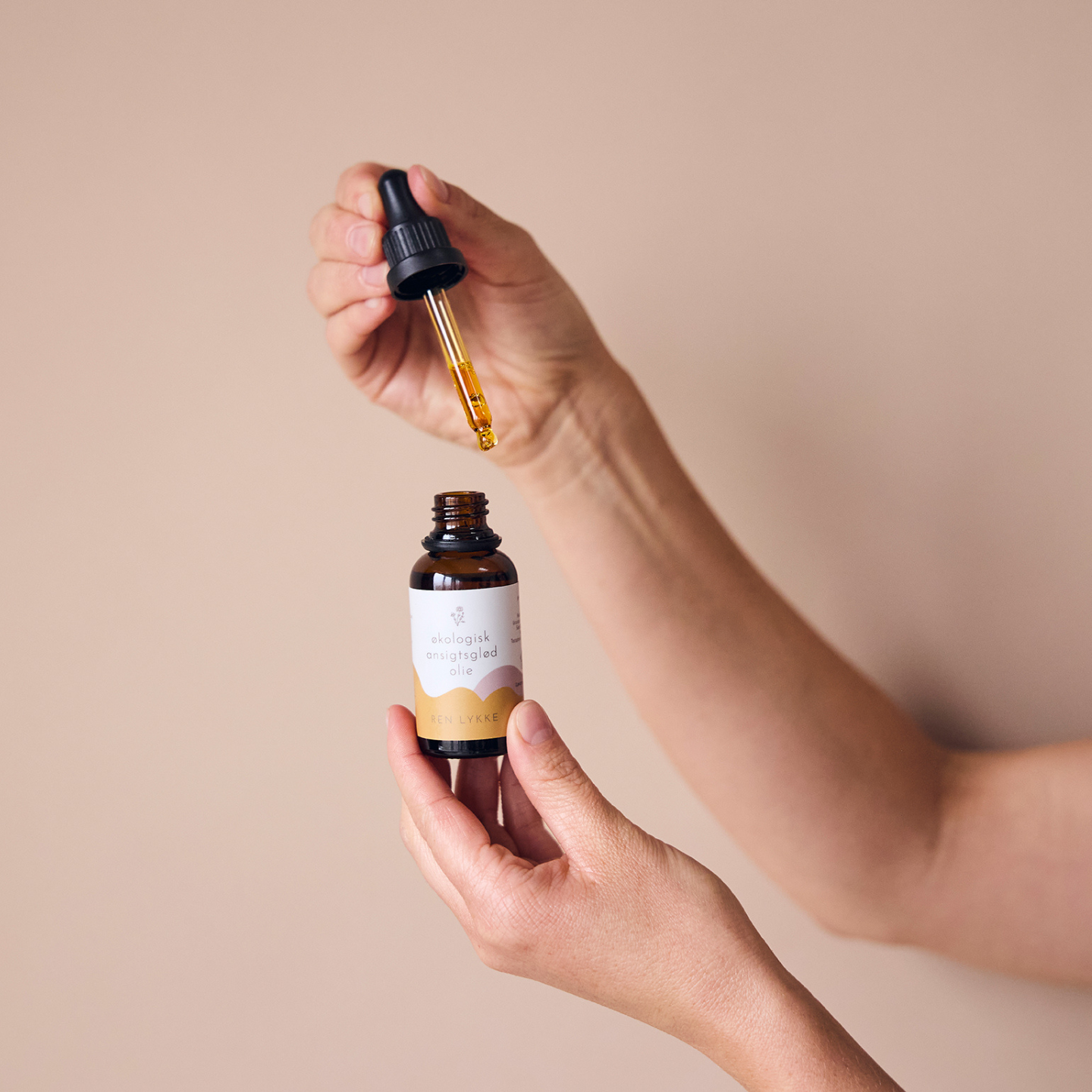 REN LYKKE ansigtsglød olie