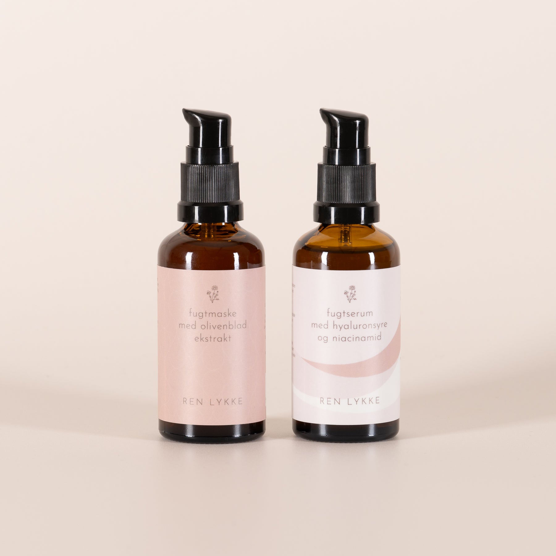 REN LYKKE fugtmaske og fugtserum giver et kæmpe fugtboost til tør hud