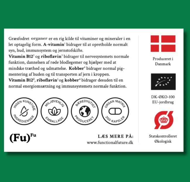 Økologisk Organ Matrix I 200 kaplser