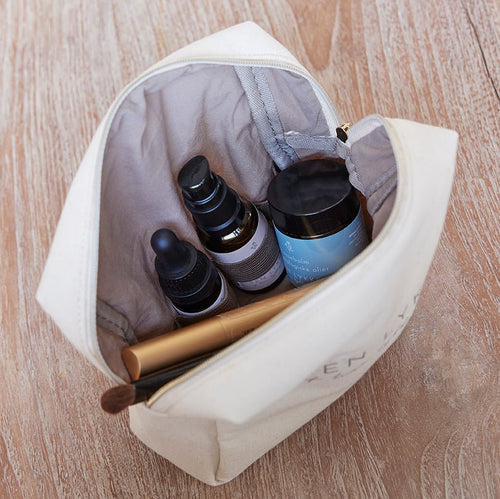 Ren lykke makeup pung indvendig